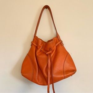 NORDSTROM’s Leather Shoulder Bag Orange